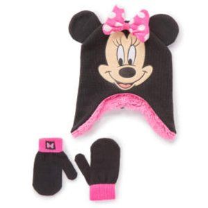 Minnie Mouse Hat & Gloves 2-Piece Set